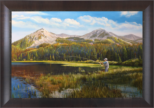 Lost Lake in Fall 24x36 $3500 at Hunter Wolff Gallery